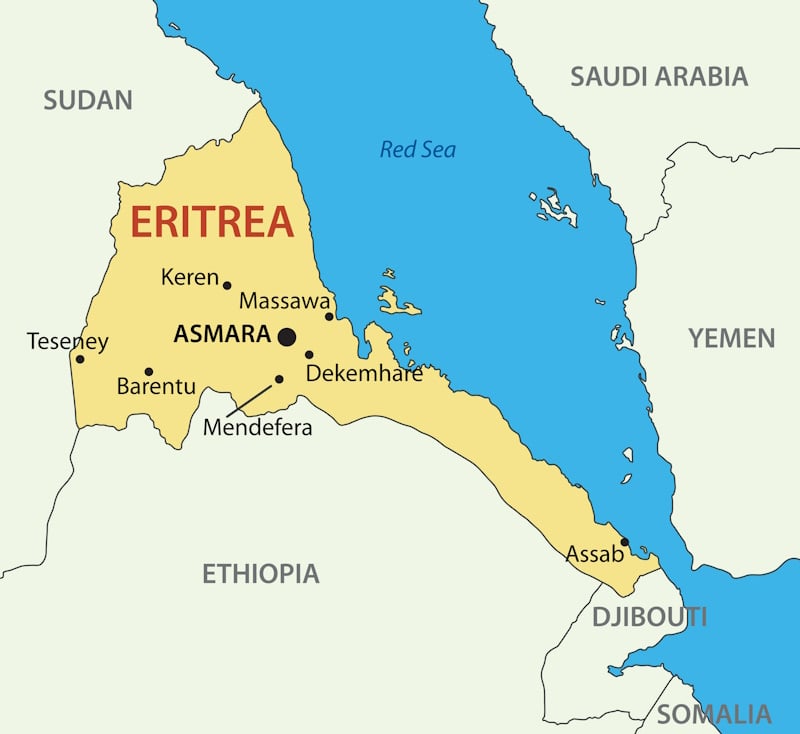 EFHN Map of Eritrea about us min