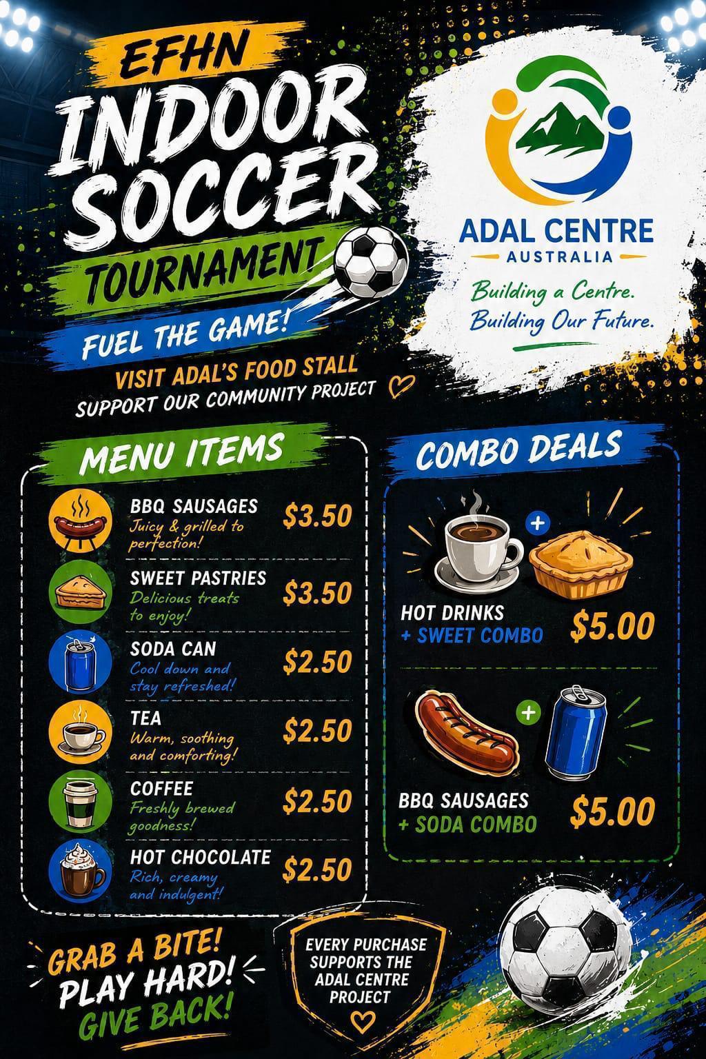 Adal Fundraiser Indoor Soccer