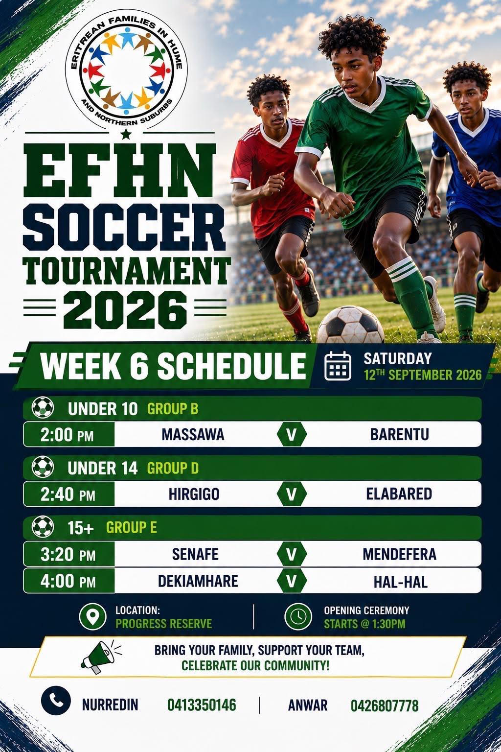EFH Soccer 12 Sept 2026