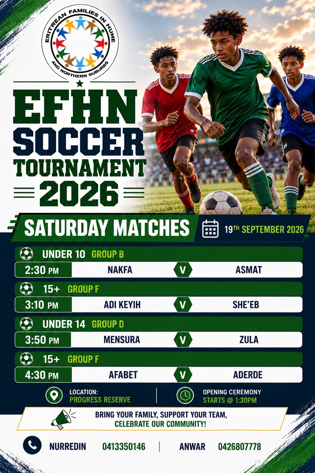 EFHN SOCCER MATCHES on 19 9 26